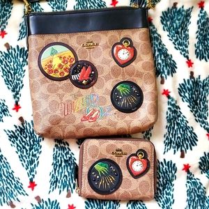 Coach crossbody with matching wallet. Wizard of Oz collection.